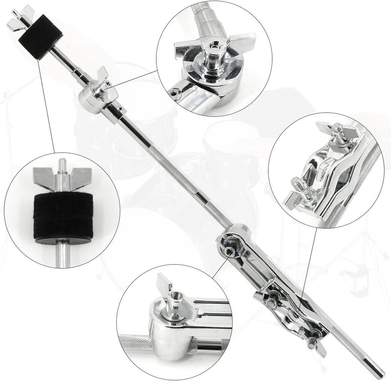 Domofa Drum Extension Arm Cymbal Boom Arm with Clamp Cymbal Attachment Arm for Drum Cymbal Parts - Image 4